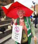 Backwards Walk Against Climate Change Manchester